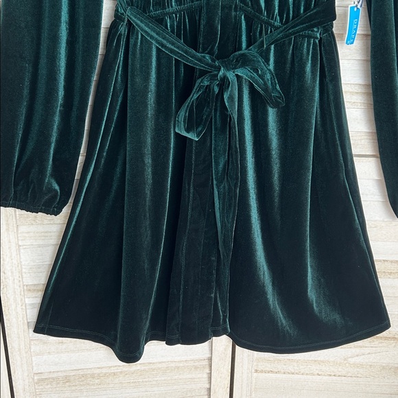 NWT Draper James RSVP Elegant Long Sleeve Velvet Dress. Size XL - Picture 4 of 11